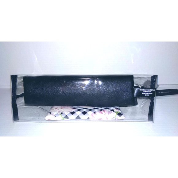 COPY - Tahari Set of 3 Cosmetics Bags - Gingham Floral NWT - Picture 5 of 7